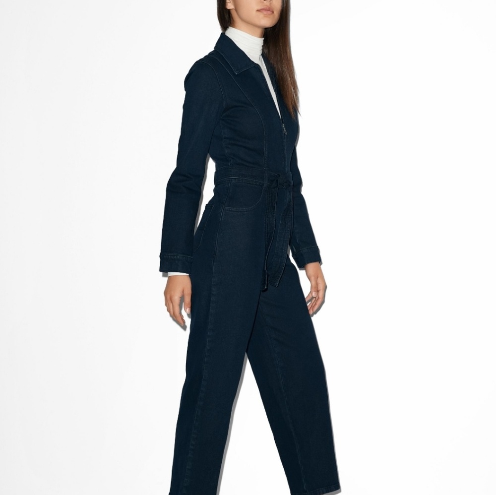 American Apparel Stretch Denim Coverall, M, NWOT